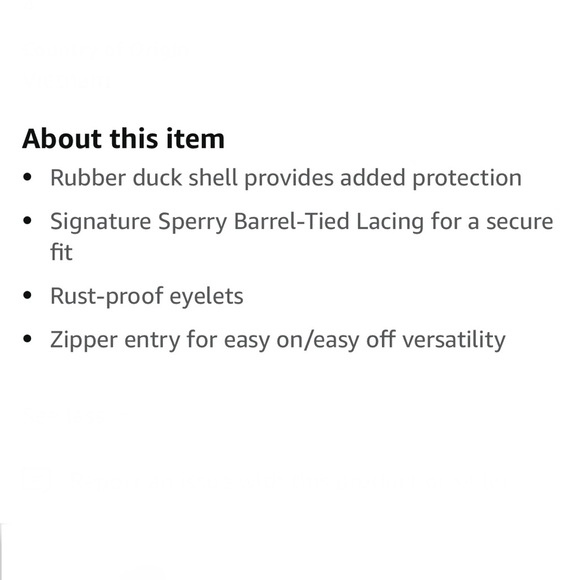 SOLD Sperry Ivory Saltwater check Rubber Duck Boots Women’s Size 9 Waterproof - Picture 12 of 12